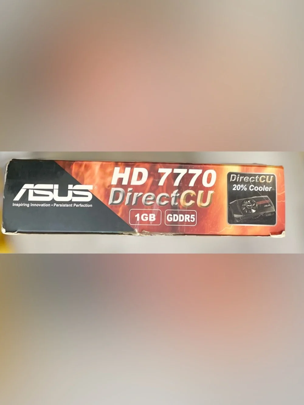 ASUS Radeon HD 7770 DirectCU graphics card.
